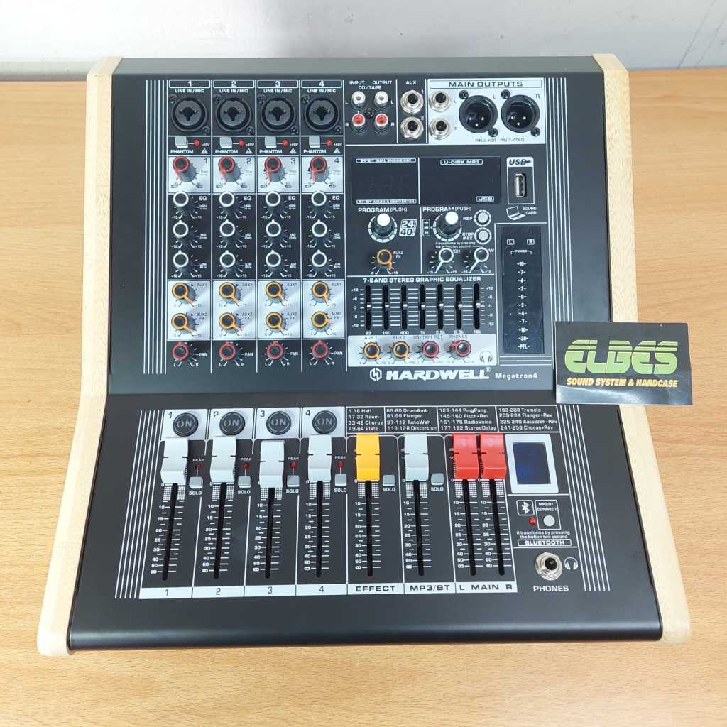 Power mixer HARDWELL Megatron 4 USB bluetooth 4 chanel