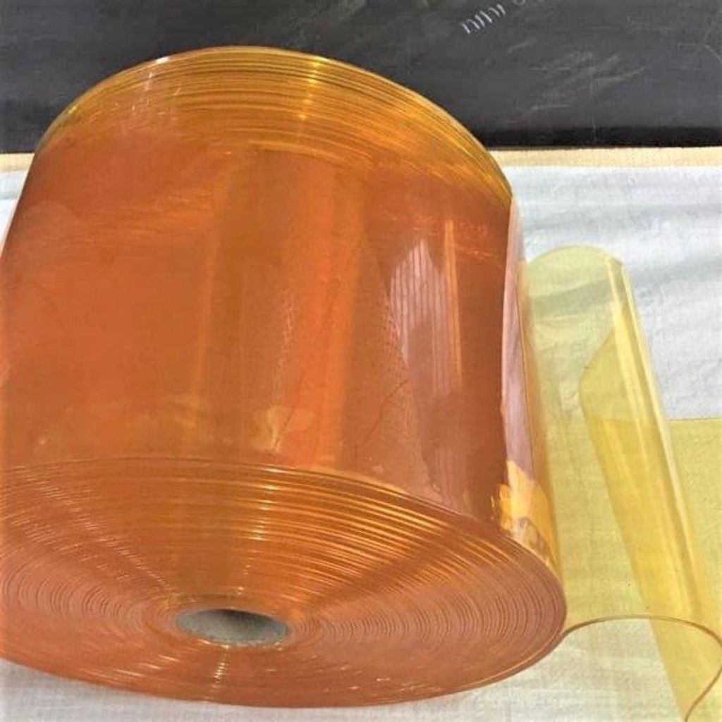 pvc curtain orange 20cm pvc curtain kuning tirai plastik hordeng plastik tirai untuk dapur masak tir