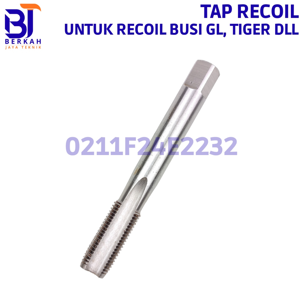 Hand Tap Recoil Busi Motor GL TIGER CB Tap Khusus Untuk Recoil Helicoil