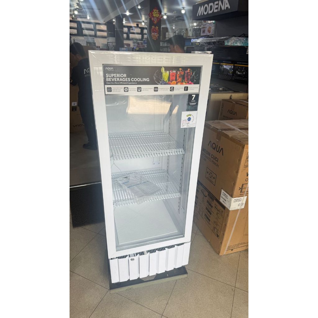 Aqua Showcase Display Cooler AQB-190GO 190GO kulkas showcase