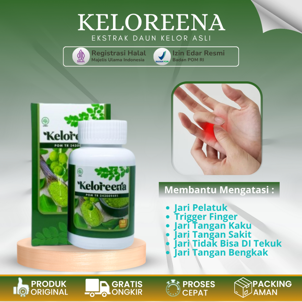 Obat Jari Pelatuk Herbal, Trigger Finger, Jari Tangan Nyeri Kaku Tidak Bisa Di Tekuk - Keloreena