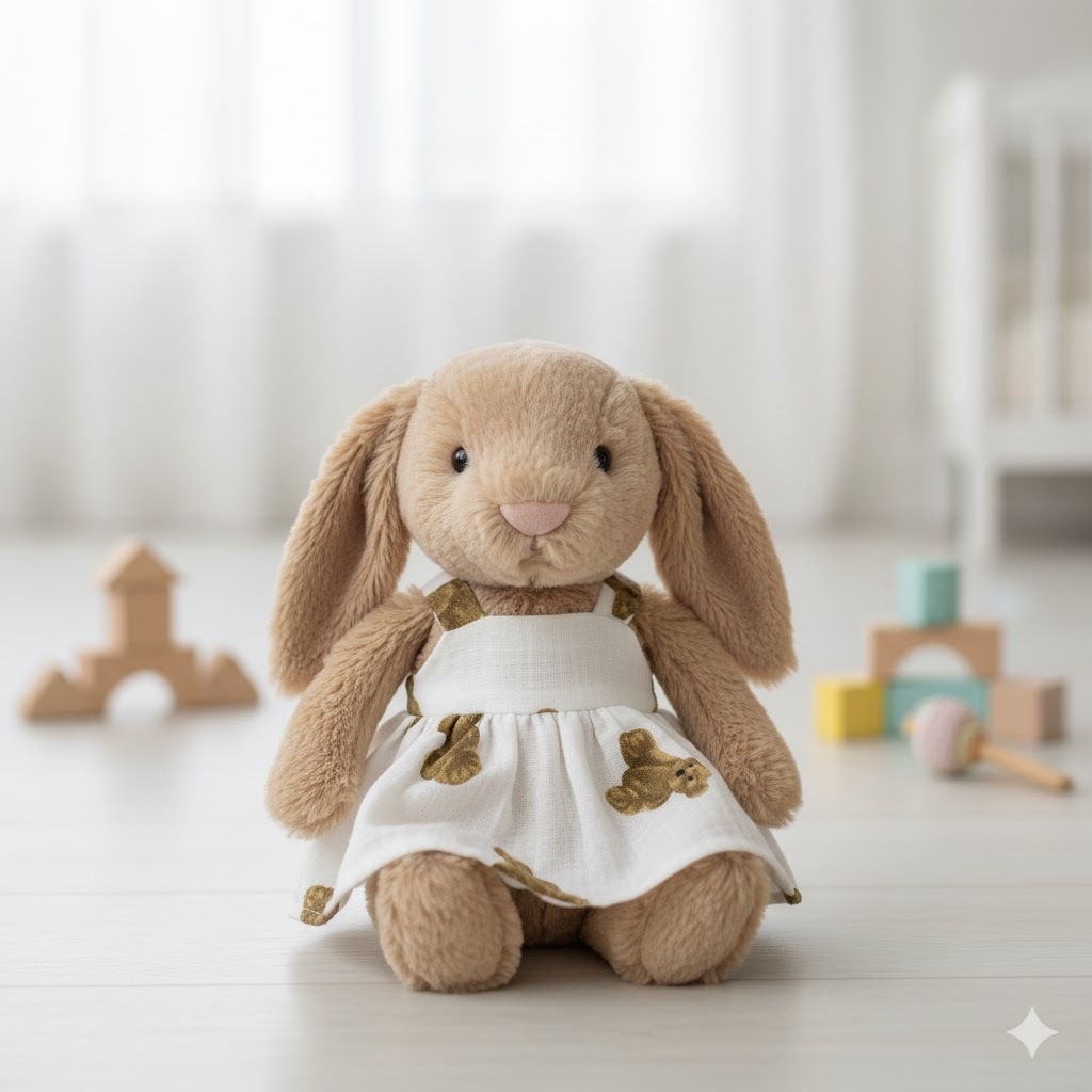 New Baju Jellycat + Bandana Jellycat + Kalung Jellycat (size S-L)