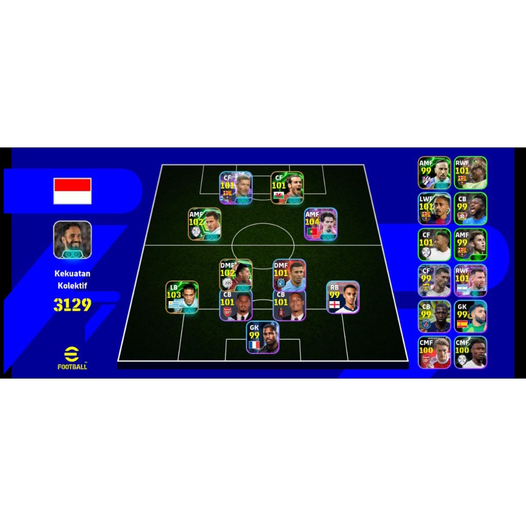 Konami Games Akun Efootball/PES 2025/2026 TDK TAUT GP Resmi 100% Terpercaya Aman Digunakan Harga Ter