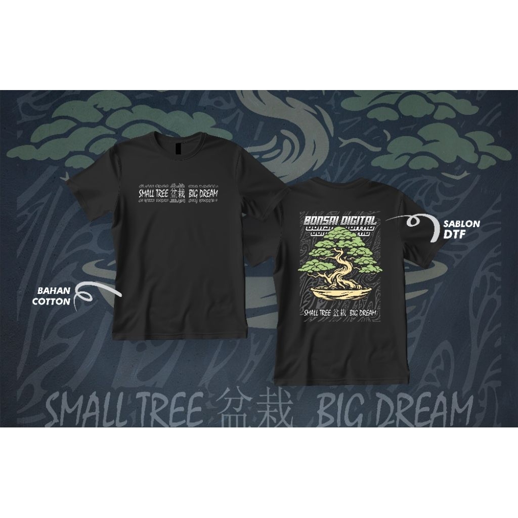 TSHIRT BONSAI/KAOS BONSAI/BAJU BONSAI DIGITAL