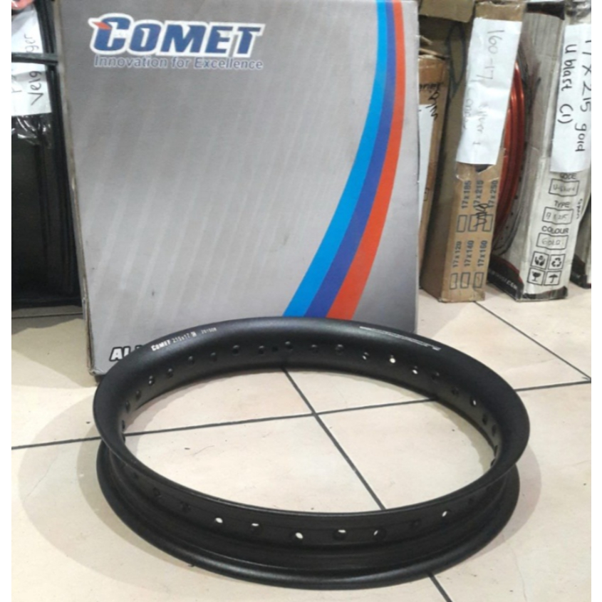 Velg Comet U Shape 140 , 160, 215 x 17 Titan / Grey,  Gold, Hitam / Black, silver / Rim COMET Seteng