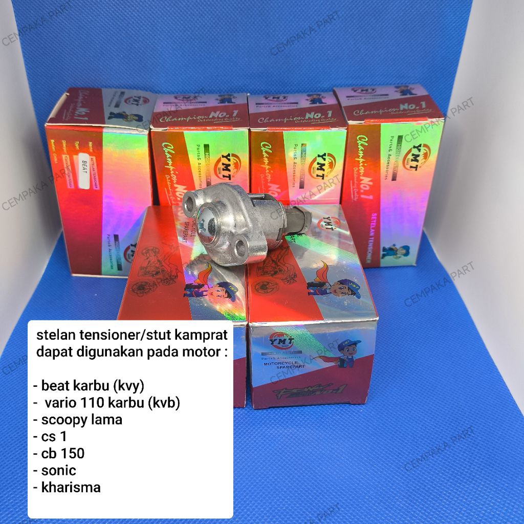 setelan tensioner atau stut kamprat stut rantai keteng lifter beat karbu/vario 110 karbu/scoopy lama