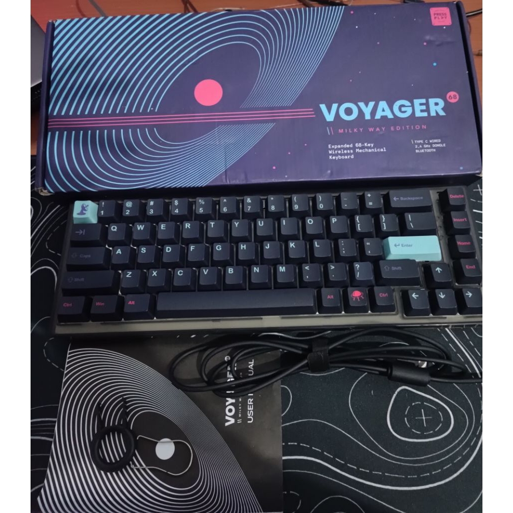Keyboard Mechanical Pressplay Voyager68 Milkyway Edition