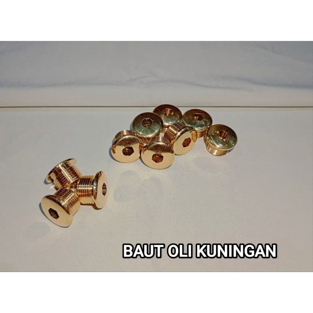 SUZUKI BAUT ASLI KUNINGAN BAUT OLI KUNINGAN BAHAN BESI