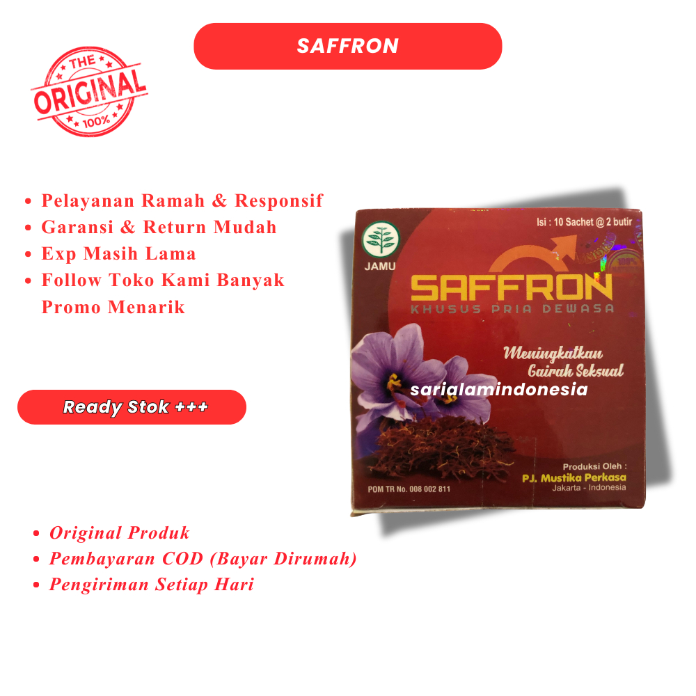 Bunga Saffron Kapsul Original 100% Asli