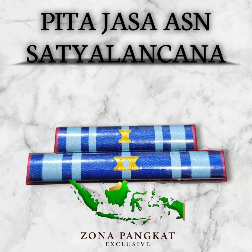 PITA JASA ASN 10,20 TAHUN SUSUN - SATYALANCANA, SATYAKARYA ASN 10,20 TAHUN SUSUN