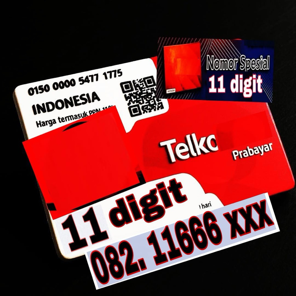 Nomor cantik simpati 11 digit 11digit murah seri 11 116 1166 11666 16 166 1666 66 666 6666 66666 118