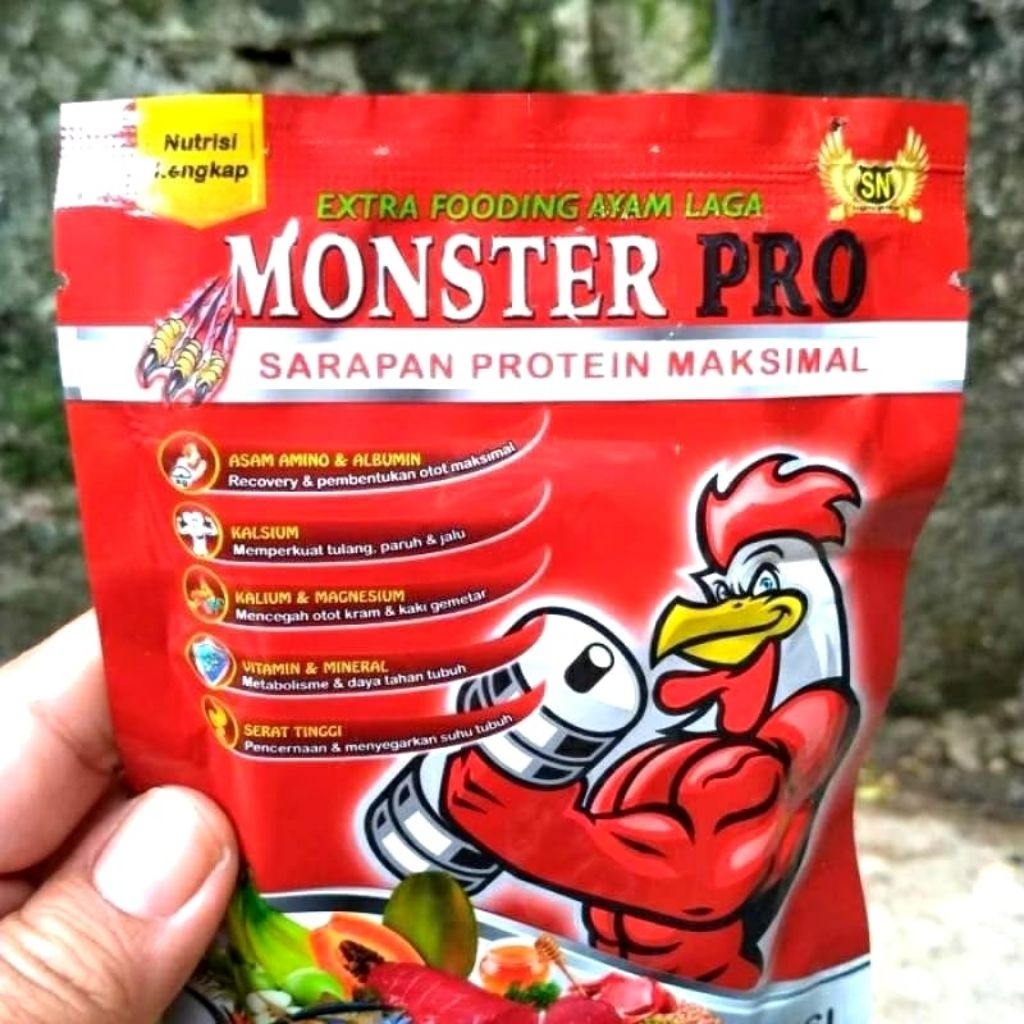TERMURAH Jamu Ayam Laga Monster Pro Booster Otot Ayam Petarung