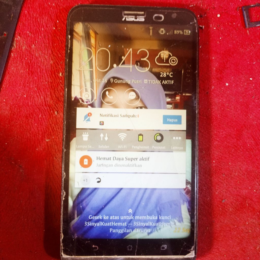 Asus Zenfone 2 Laser Minus
