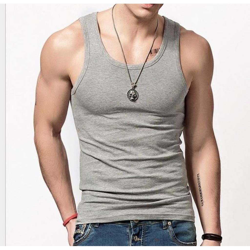 (Isi 5pcs) Singlet Pria Dewasa Singlet Pria Katun Singlet Pria Remaja Dewasa Singlet Dewasa Katun Ka