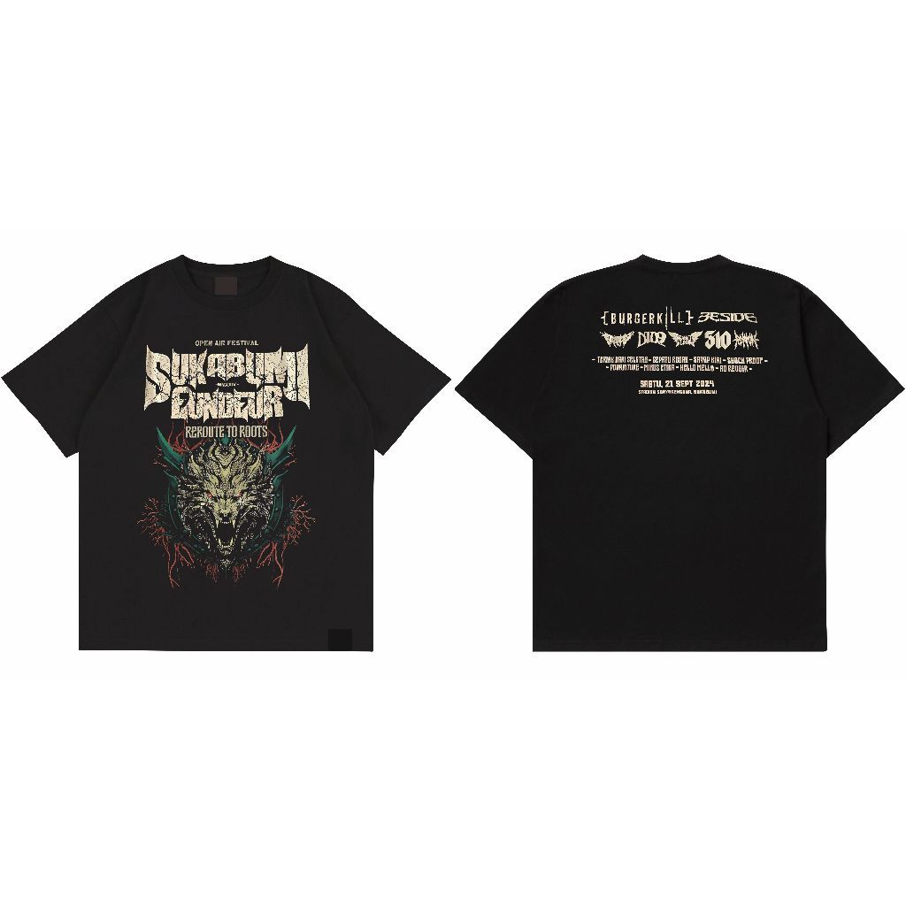 Kaos Band Sukabumi Eundeur Indonesia - Reroute to Roots / Tshirt Musik Rock Metal