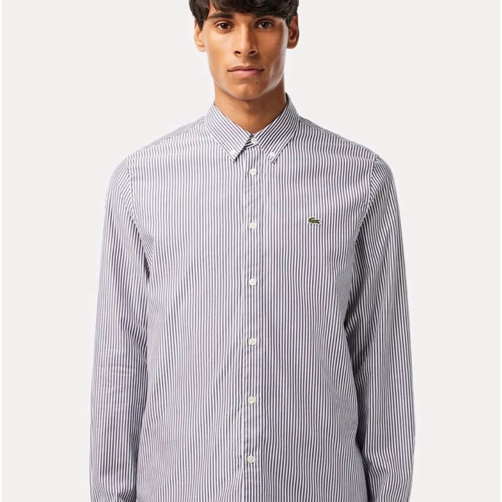 kemeja salur Lacoste original