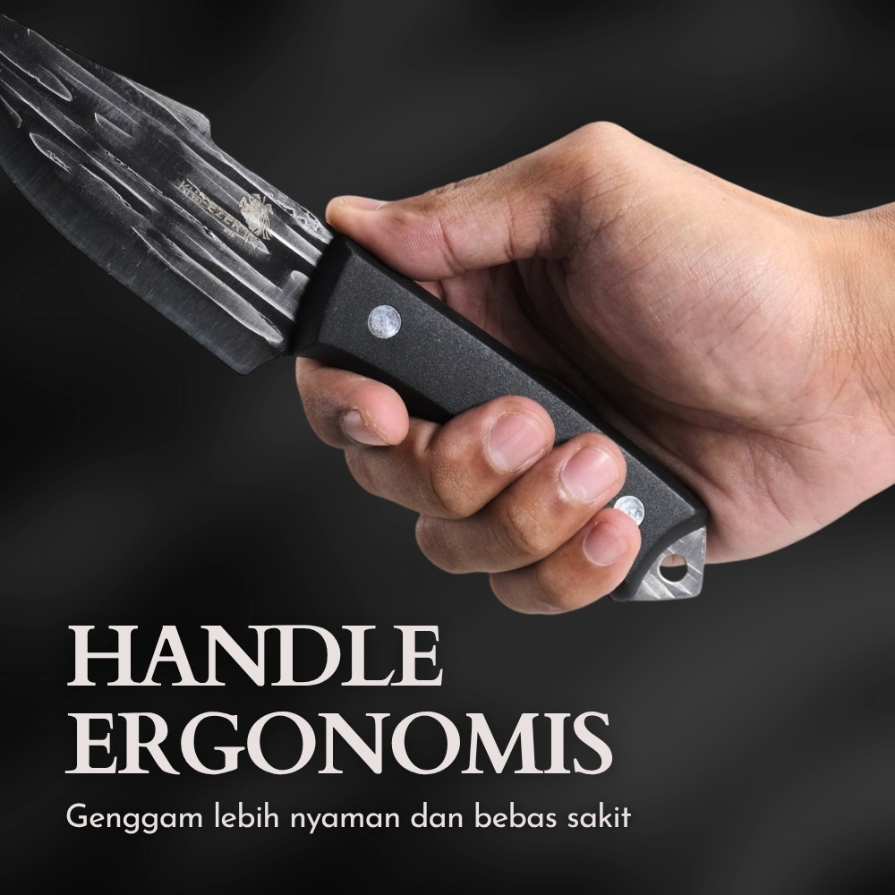 Pisau Daging Stainless Steel Premium – Pisau Potong Serbaguna untuk Dapur & BBQ