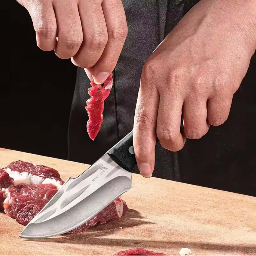 Pisau Daging Stainless Steel Premium – Pisau Potong Serbaguna untuk Dapur & BBQ