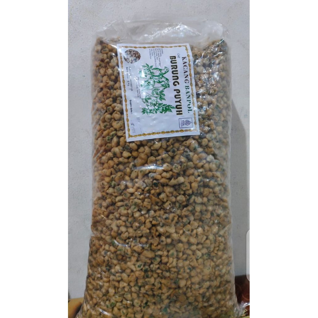 1 ball isi 5 kg kacang Banpol burung puyuh harga grosir bandung