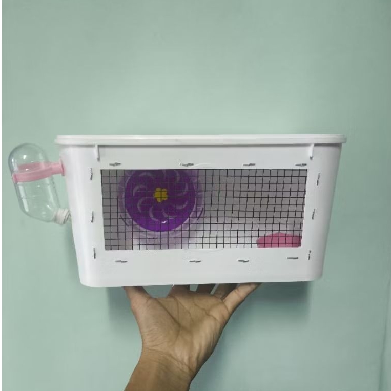KANDANG BOX MODIF UNTUK HAMSTER, GERBIL, LANDAK MINI, REPTIL, DLL | UKURAN 8 LITER