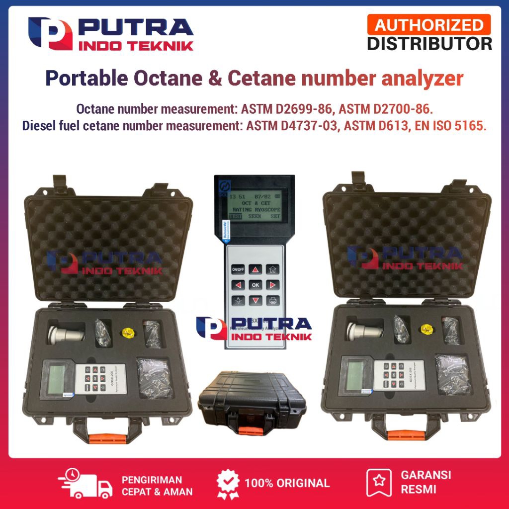 Portable Octane & Cetane number analyzer Oktan Cetane Meter