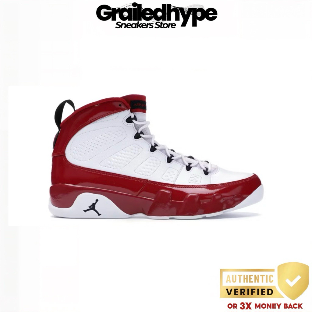 Air Jordan 9 Retro White Gym Red