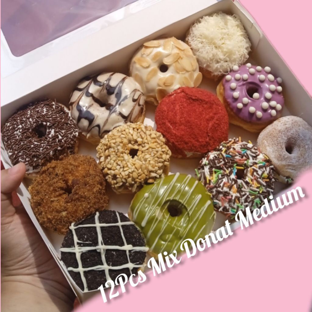 Donat Premium Topping Mix 1 Lusin