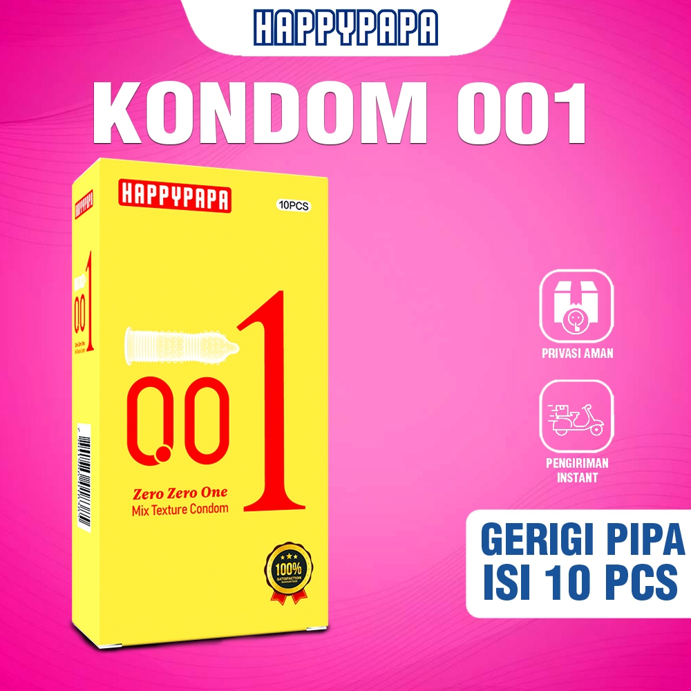 Kondom 001 Happypapa Gerigi Pipa Original