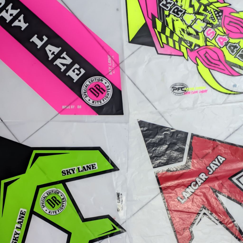 Kertas Layangan Sablon 2 Warna/3 Warna Motif Shukoi Sky Lane By DR