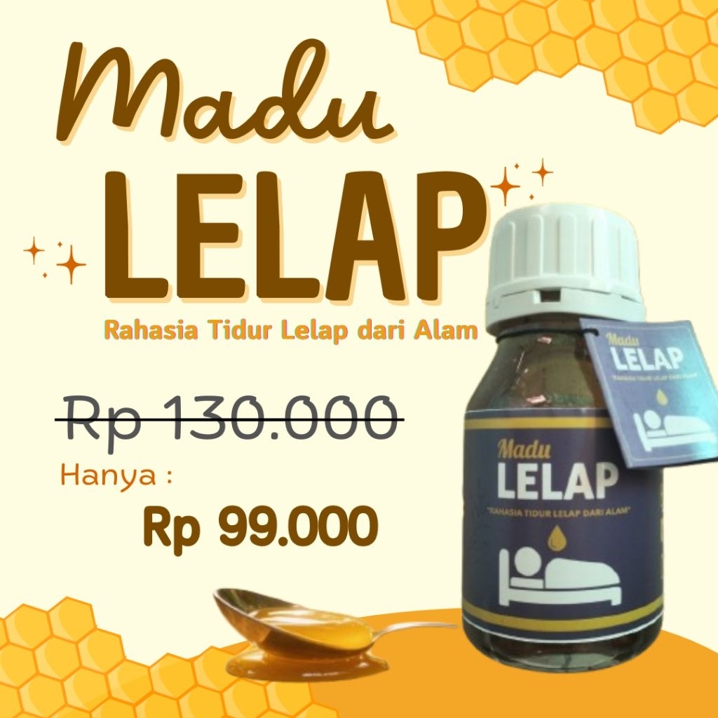 Madu LELAP solusi ampuh atasi insomnia susah tidur