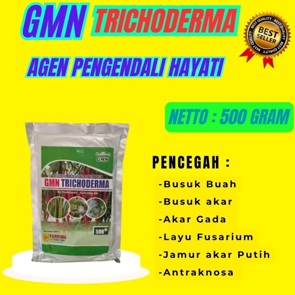 SOLUSI AMPUH  Tricoderma Nogan, Tricoderma Ncbi Isi 500gram