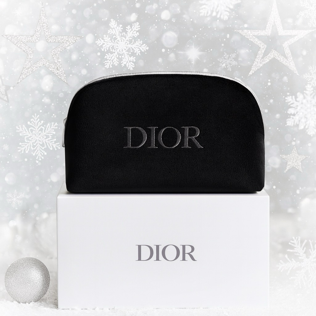 Original VIP Gift Bag Dior Black Pouch Makeup Women – Trendy Update + Box