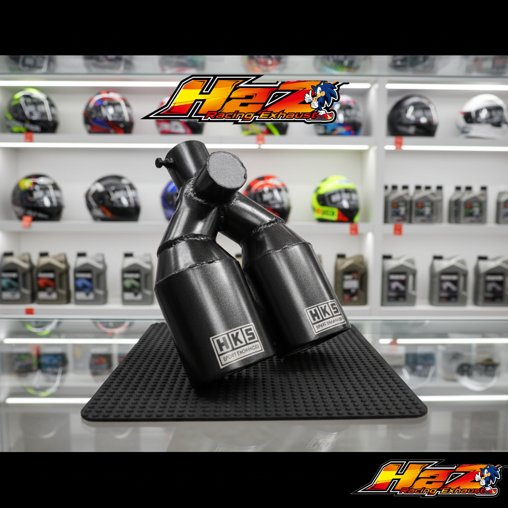 Knalpot Hks Suos Sos Ngorok Cabang Granmax L300 Mobil Bensin Carry Apv Calya Ayla Kijang Luxio