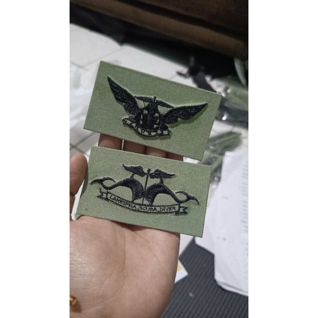 ATRIBUT TNI TERBARU, SAGE GREEN (MIKA)