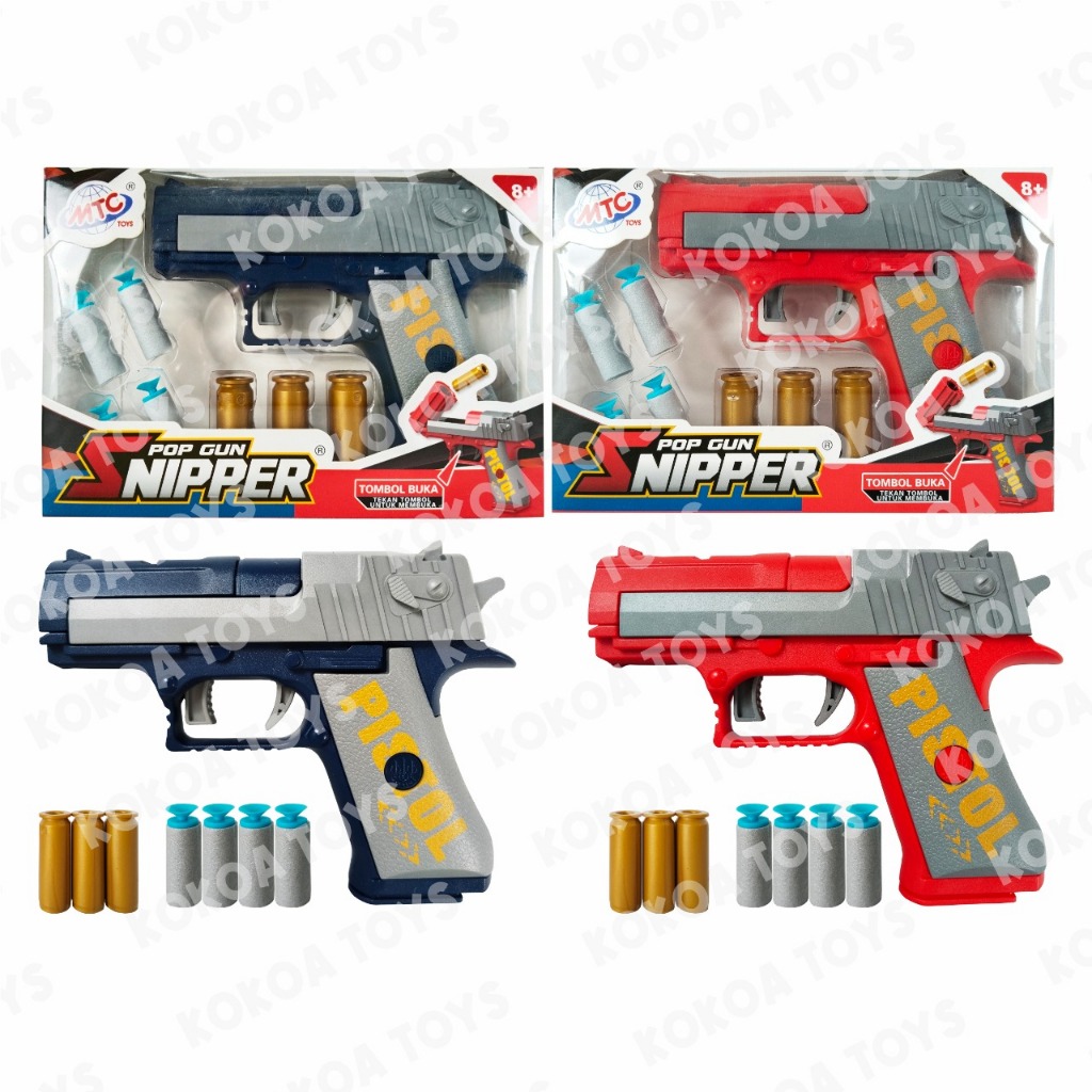 MAINAN PISTOL POP GUN SP003 PREMIUM 3 WARNA PISTOL MAINAN