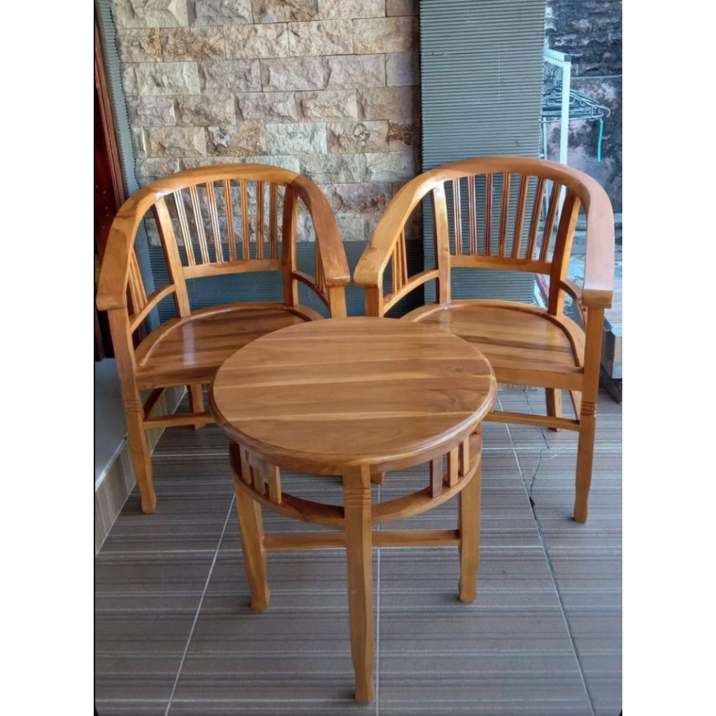 kursi teras kayu jati outdoor/kursi teras kayu jati finishing/kursi teras kayu asli/kursi kayu teras