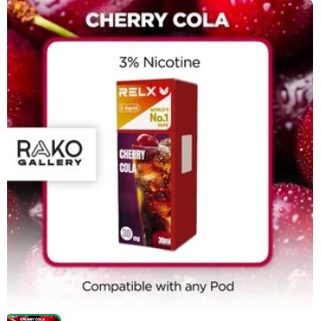 RELX E-liquid Salt Nic 30ml Cherry Cola