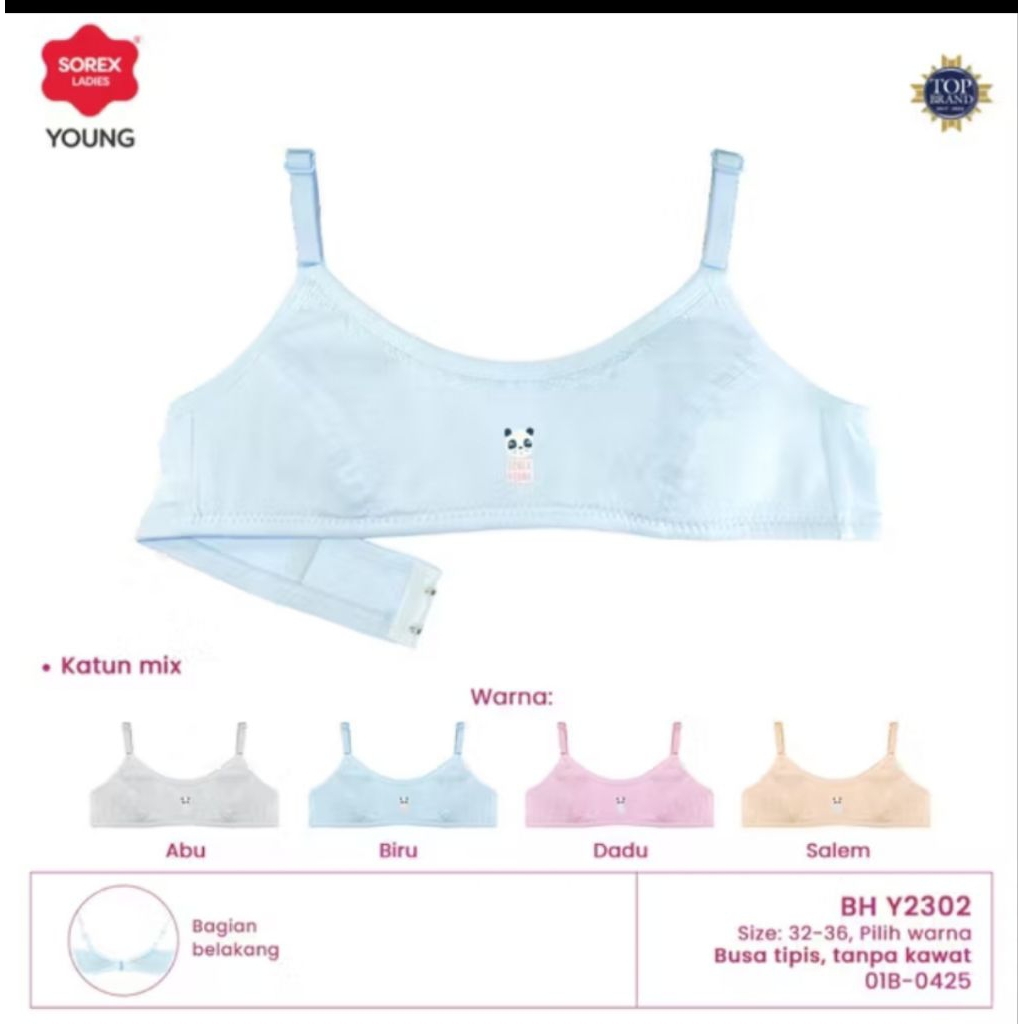 Bra I BH Remaja Sorex Y2302 Ukuran 32-36