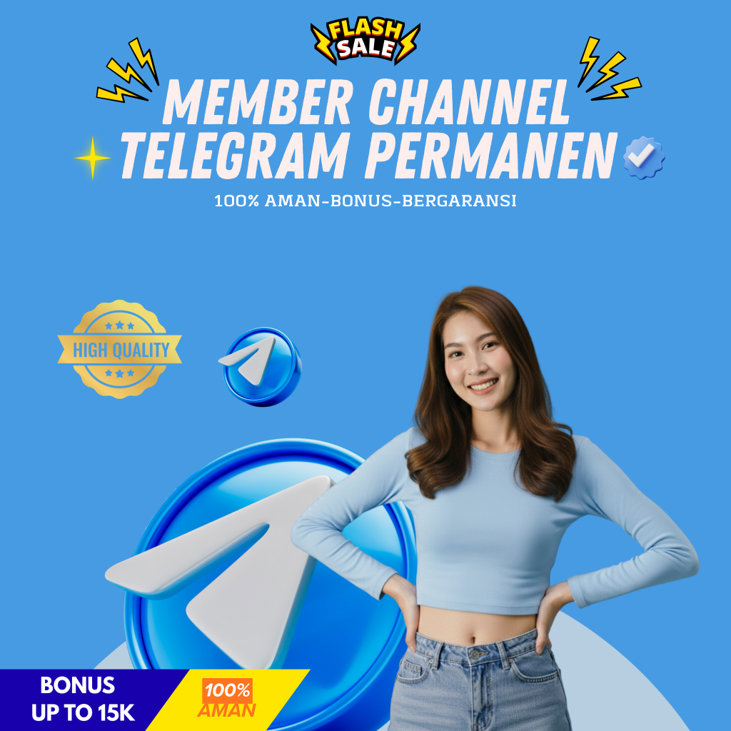 [PROMO] Member Telegram Permanen Aman/Member Channel Telegram