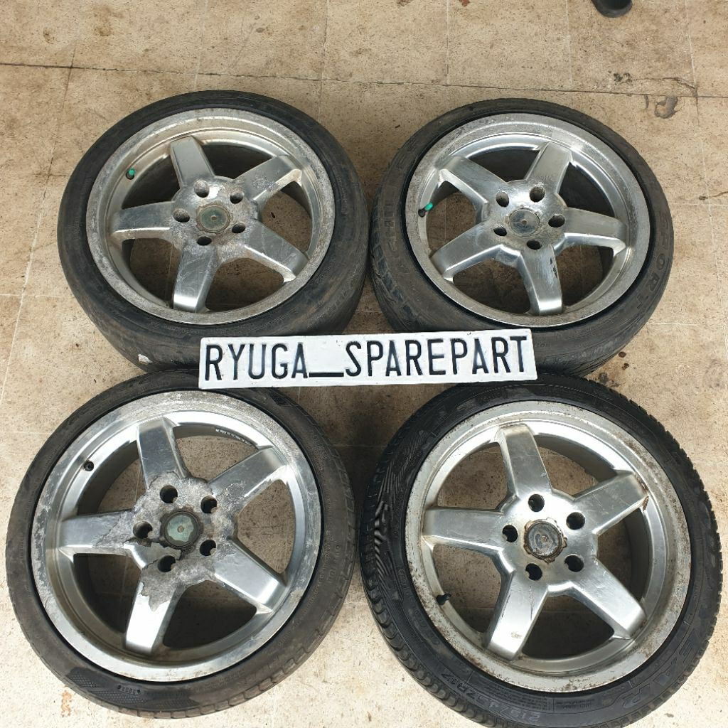 velg palang 5 ring 17 17x8J ET 3/8 PCD 5x120 made in ITALY fitment BMW E36