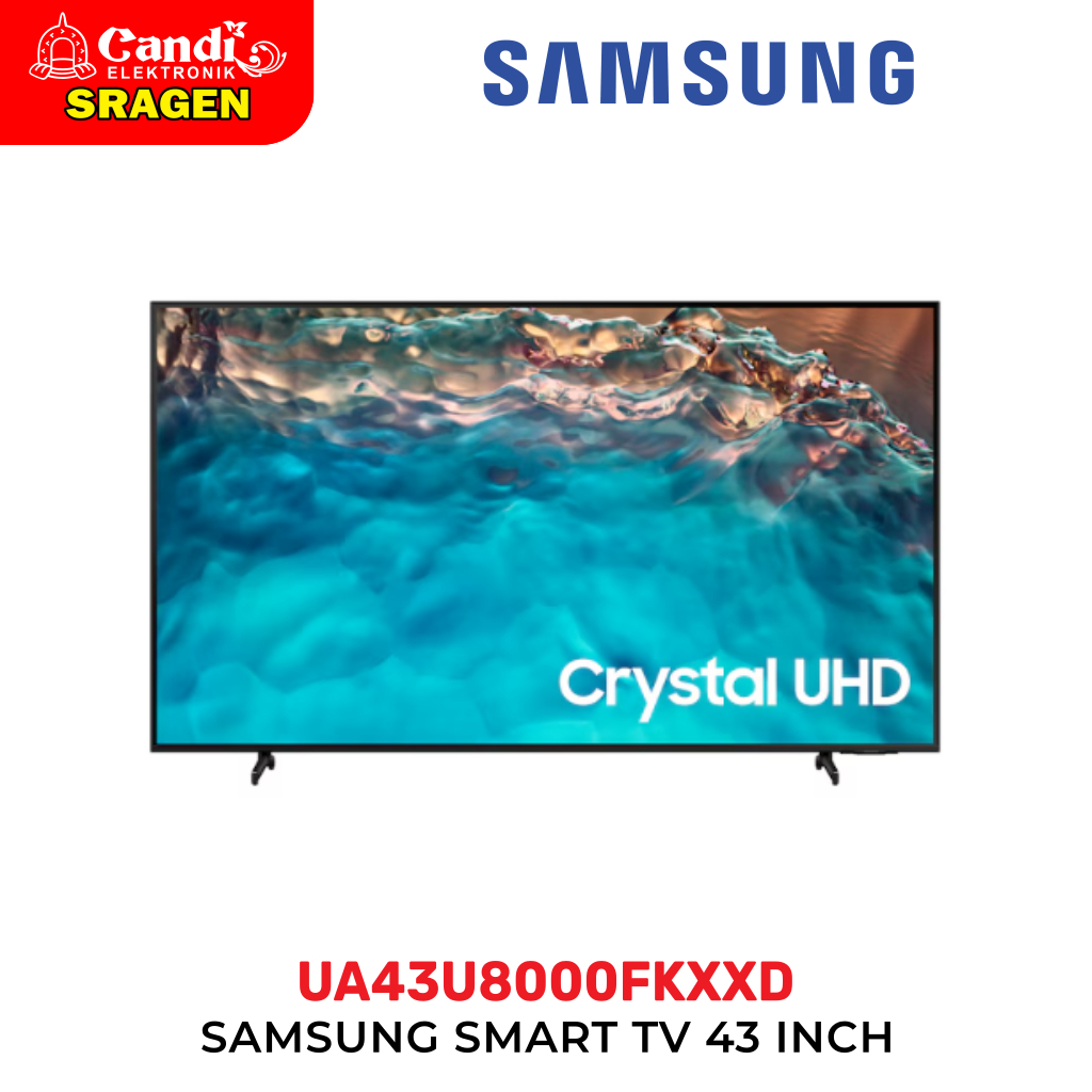 SAMSUNG Smart TV Crystal Processor UHD 4K 43 Inch - UA43U8000FKXXD