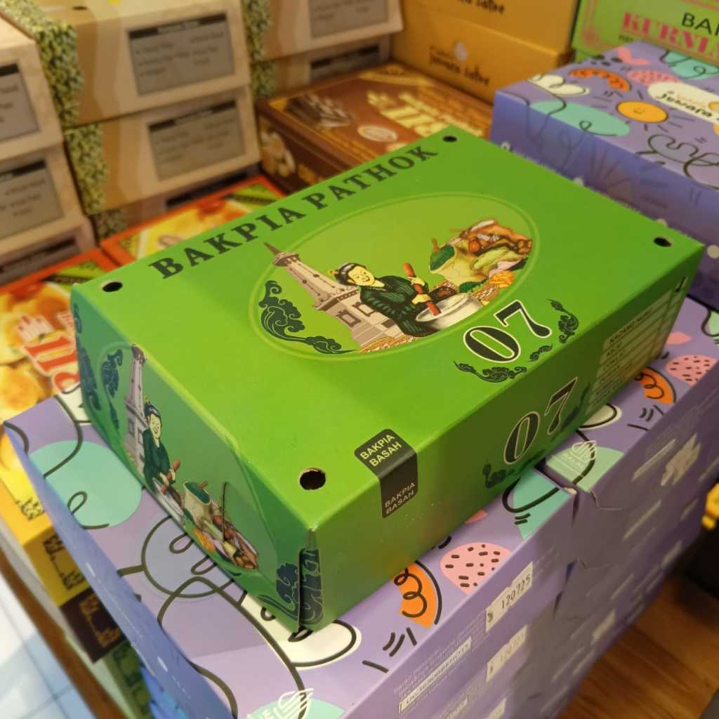 Bakpia Pathok 07 Kacang Hijau - Bakpia Basah Ori isi 20 Free Vakum Khas Jogja