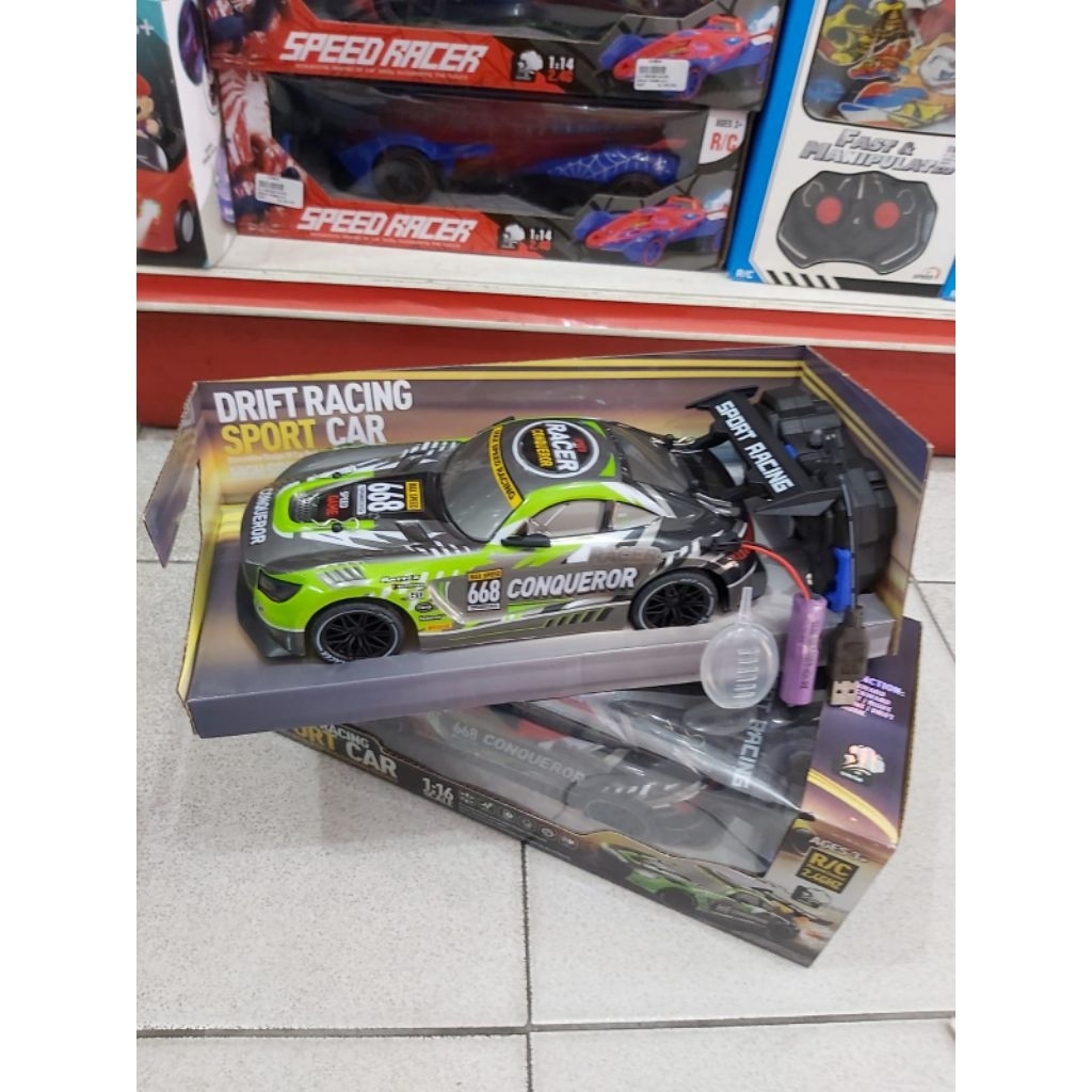 DRIFT RACING SPORT CAR MOBIL REMOTE CONTROL CONQUEROR TY-000245