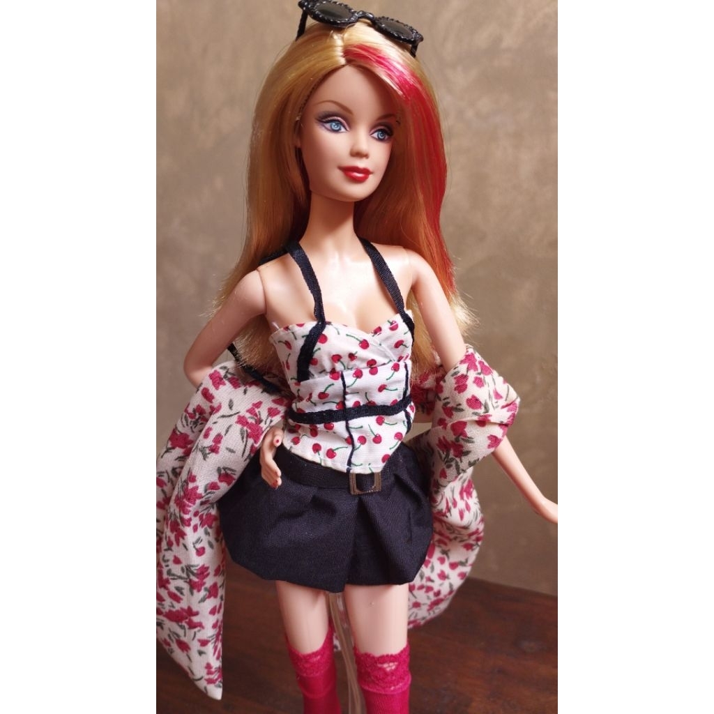 Barbie TOP Model Mackie blonde red rebody mix