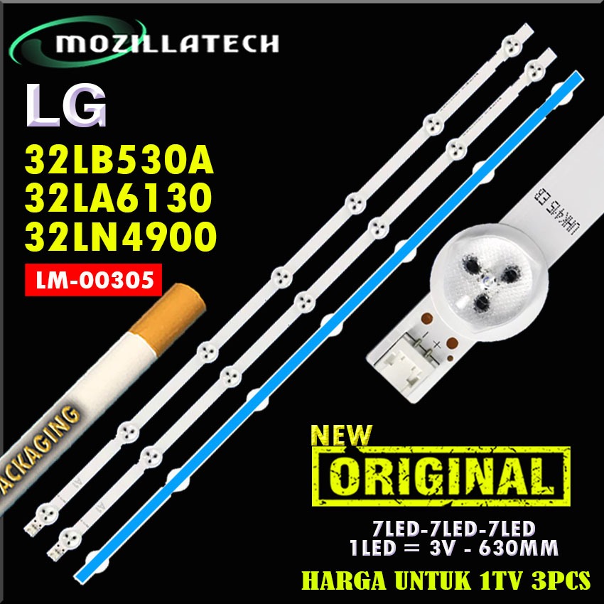 BACKLIGHT TV LED LG 32LB530A 32LB530 32LA6130 32LN4900