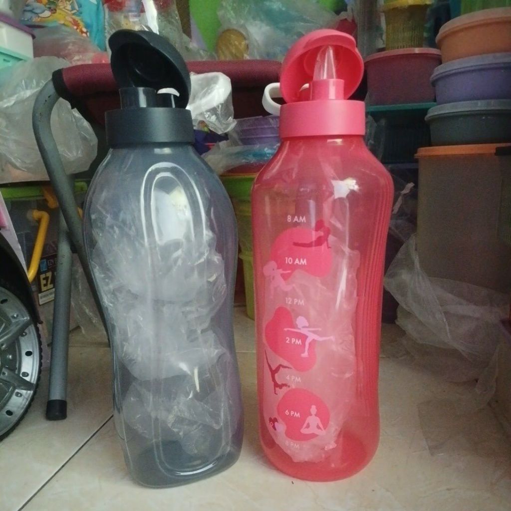 eco botol 2 liter baru original tupperware botol minum