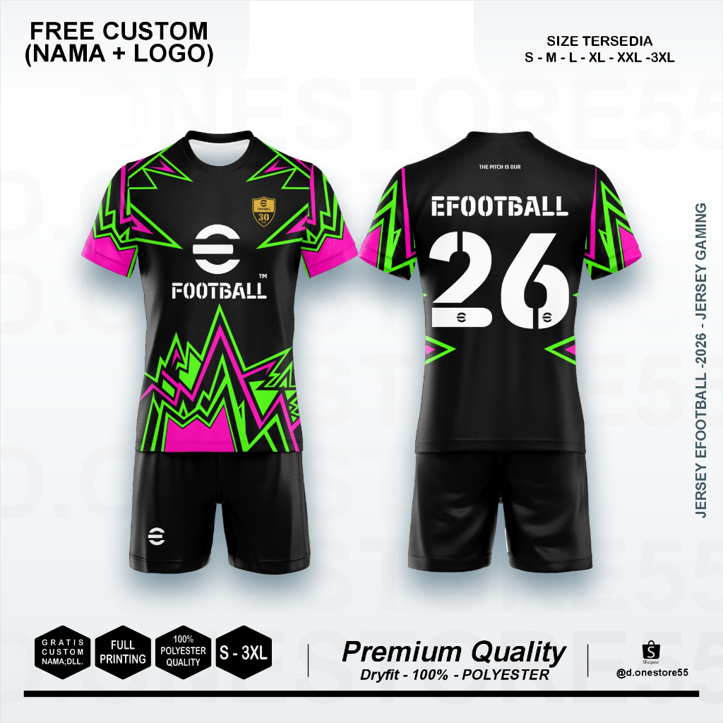 EFOOTBALL JERSEY EFOOTBALL 2026 MESSI ANNIVE 30 YEARS BAHAN DRY FIT