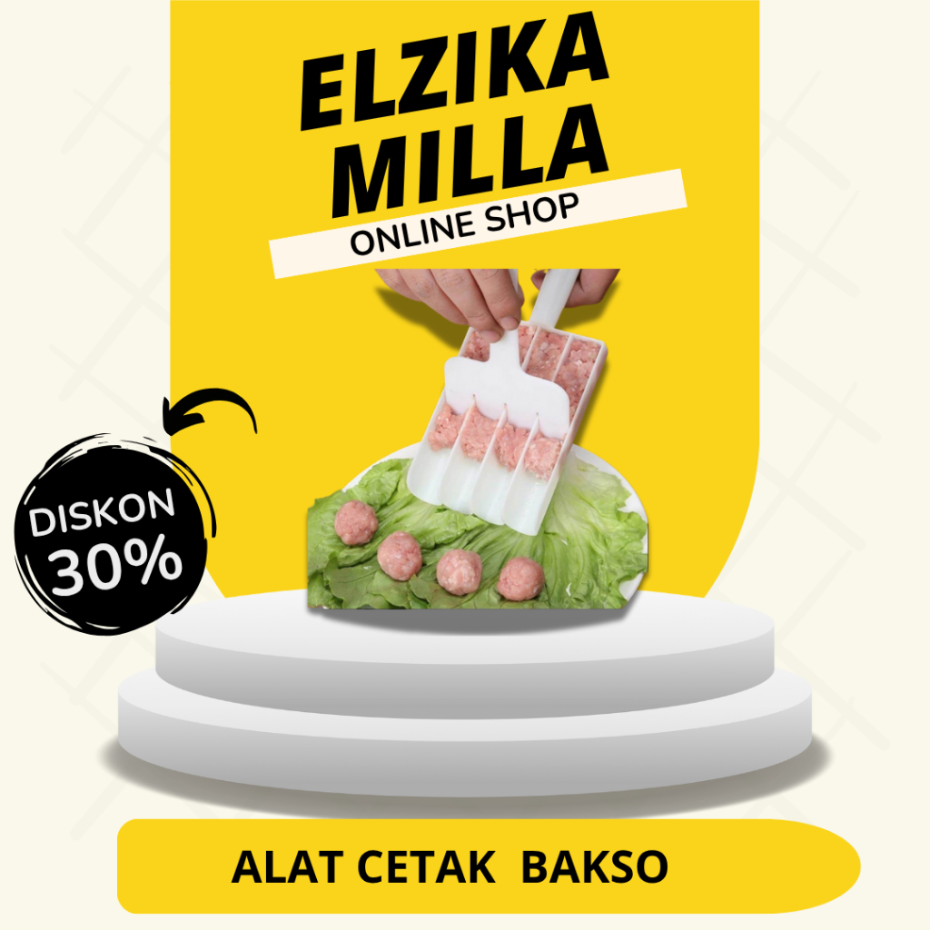 Alat Cetak Bakso / Alat Cetakan Bakso Manual / Alat cetak 4 baris / Bakso 4 Baris Anti Lengket