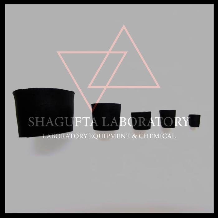 Sumbat Karet Laboratorium / Rubber Stopper / Rubber Bung – Penutup Tabung Reaksi, Erlenmeyer, dan Al