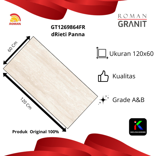 Roman Granit GT1262001R Kw 2 Ukuran 120x60 Cm